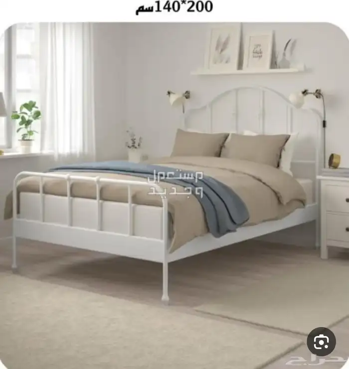 سرير نوم ايكيا مع مرتبه 0
