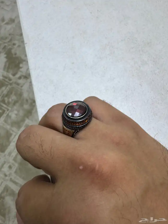 خاتم صناعه يدوي فضه 5