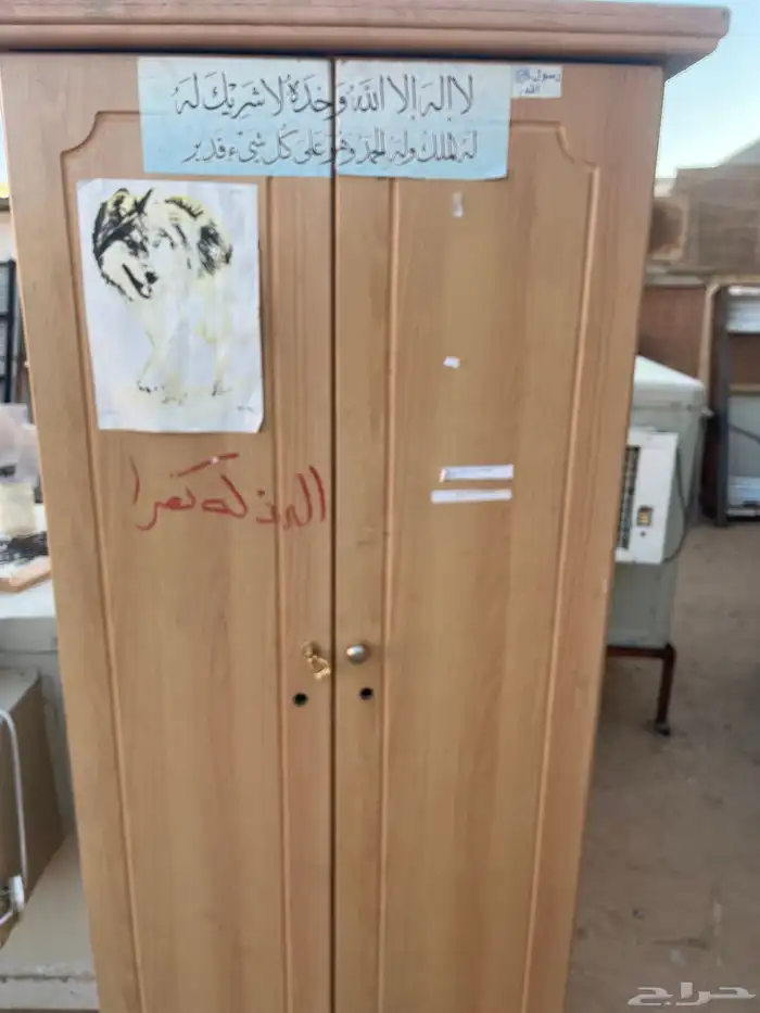 أثنين دواليب ملابس خشب وطني كامله مافيها نقص 1