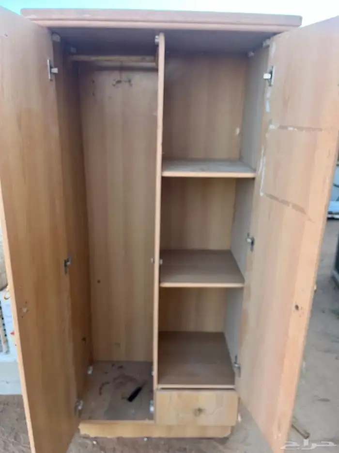 أثنين دواليب ملابس خشب وطني كامله مافيها نقص 0