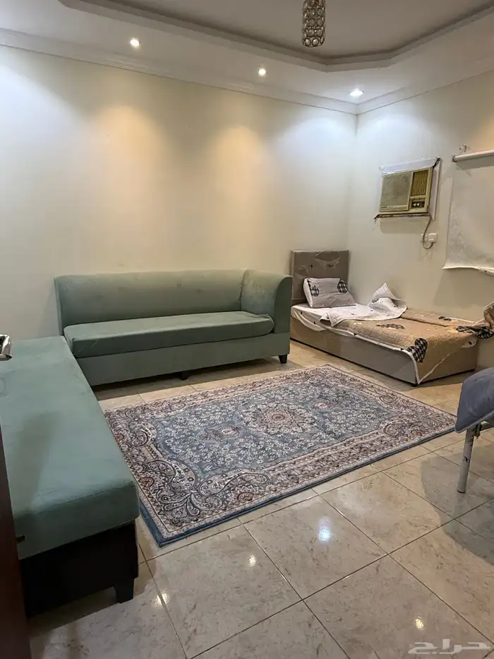 للإيجار شقة مفروشة ( ملحق ) غرفتين وصالة وسطح الحمدانية 3