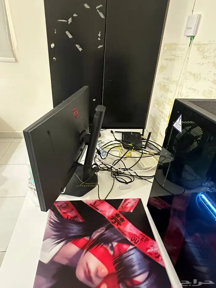 للبيع بي سي و ملحقاته مع شاشة benq 400hz 0