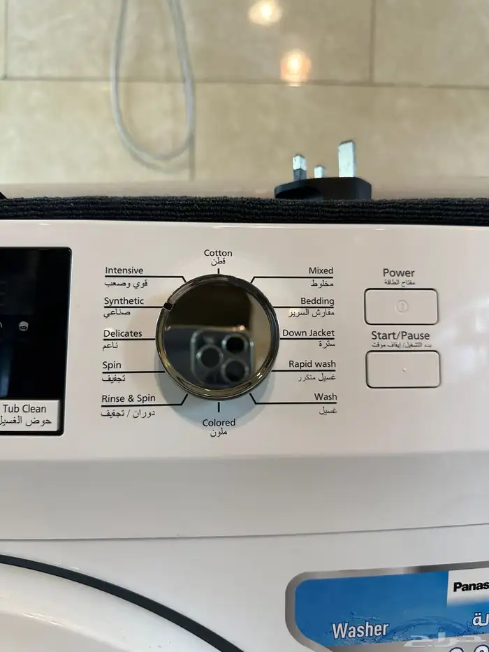 غسالة باناسونيك 8 كيلو نظيفة جدا  و شبه جديدة 3