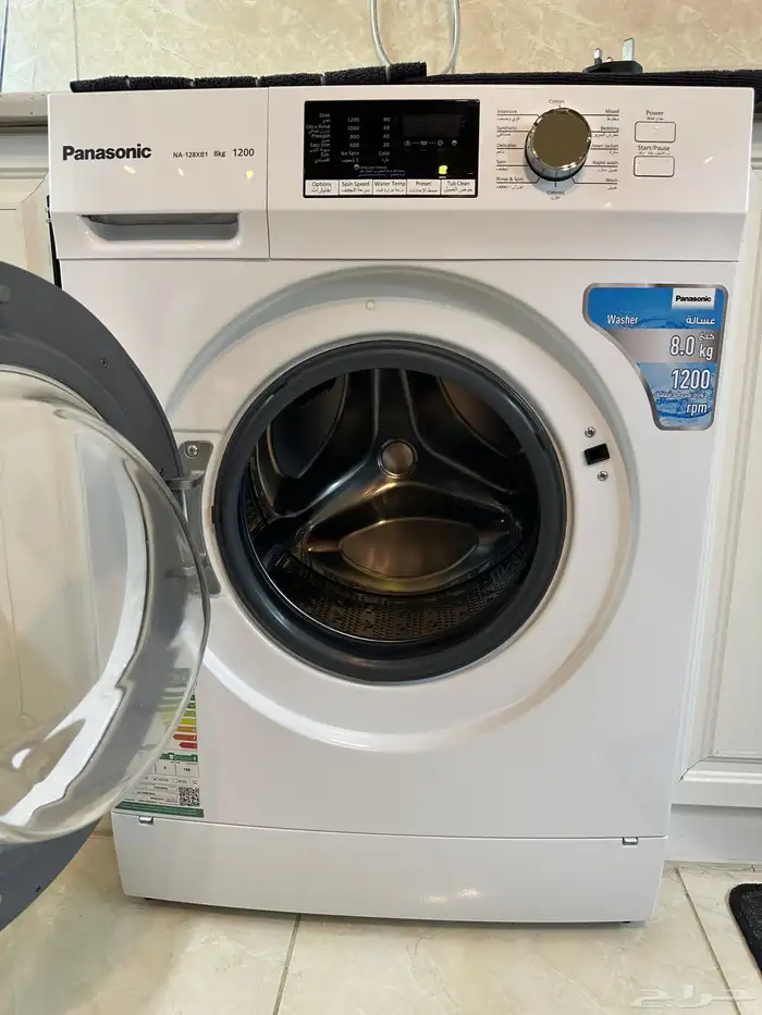 غسالة باناسونيك 8 كيلو نظيفة جدا  و شبه جديدة 6