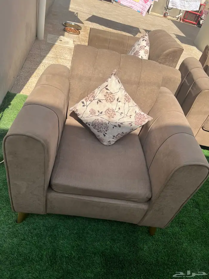 كنب ثلاث قطع طقم 2