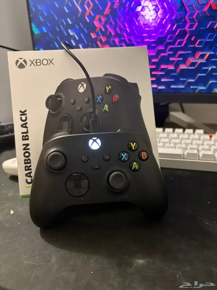 كنترول اكس بوكس لون اسود للبيع السعر 170 1