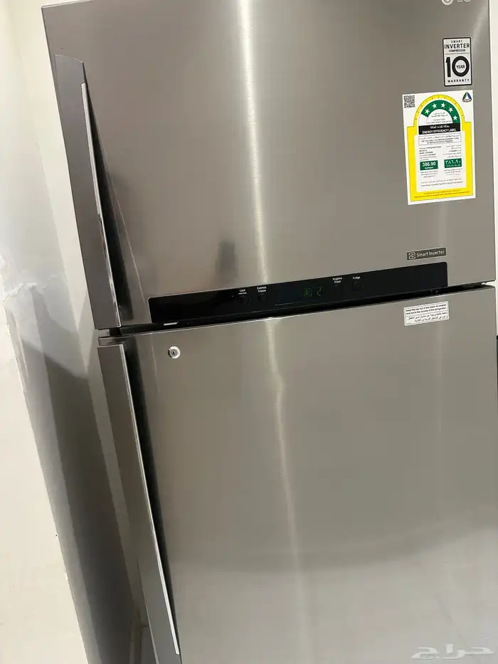 ثلاجه ال جي 18 قدم انفريتر استعمال ممتاز 0