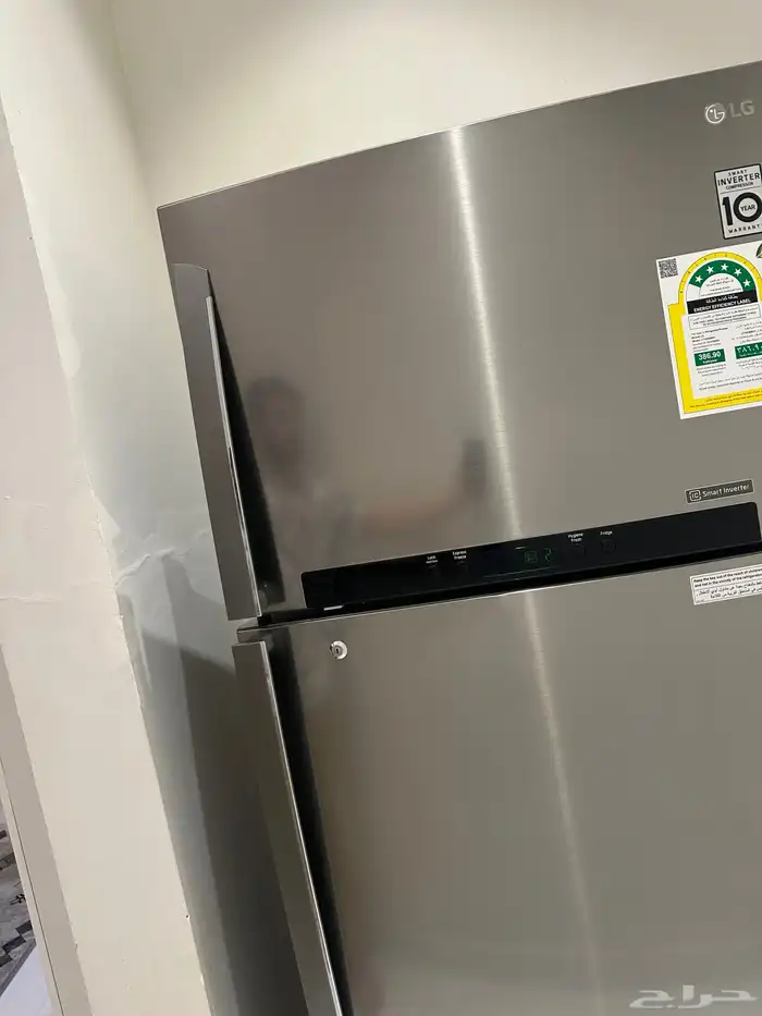 ثلاجه ال جي 18 قدم انفريتر استعمال ممتاز 1