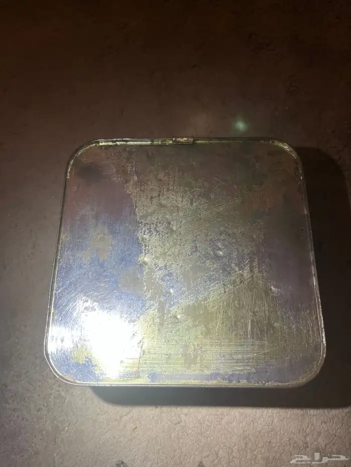 علبة قصدير عتيقة تراث Butterfly Mantle 6