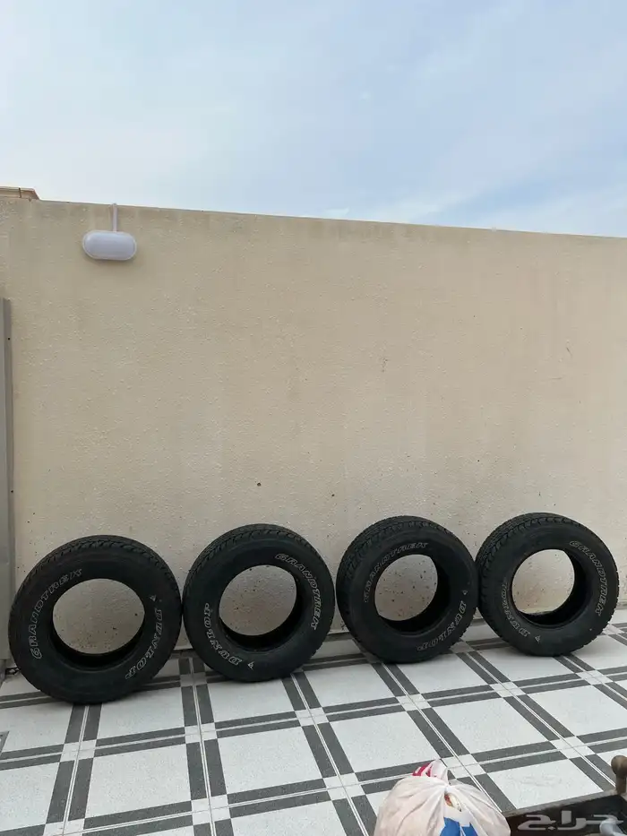 للبيع كفرات دنلوب جديده 3