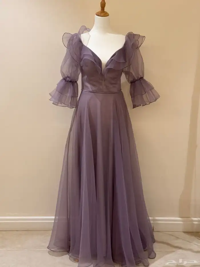 فستان بنفسجي (مو ) من قصه الخيوط(THE STRING STORY) 2