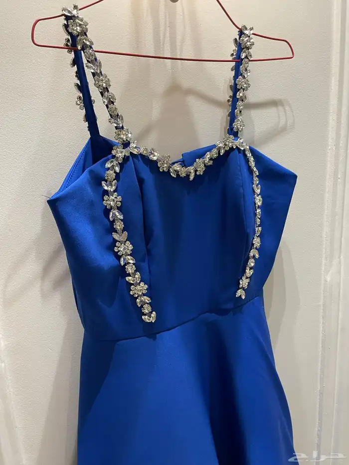 فستان سهرة ازرق 1