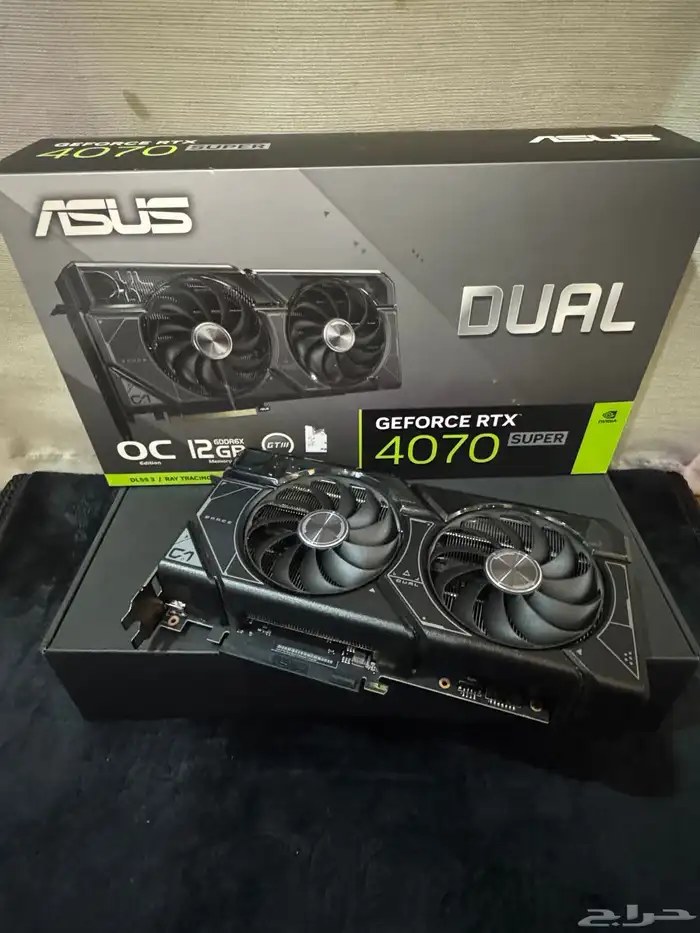كرت شاشة RTX 4070 12GB SUPER يوجد تابي 1