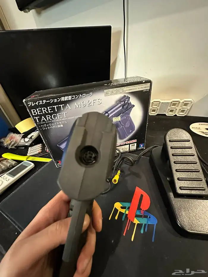 مسدس بلايستيشن 1 من النوادر بريتا تارقت 3