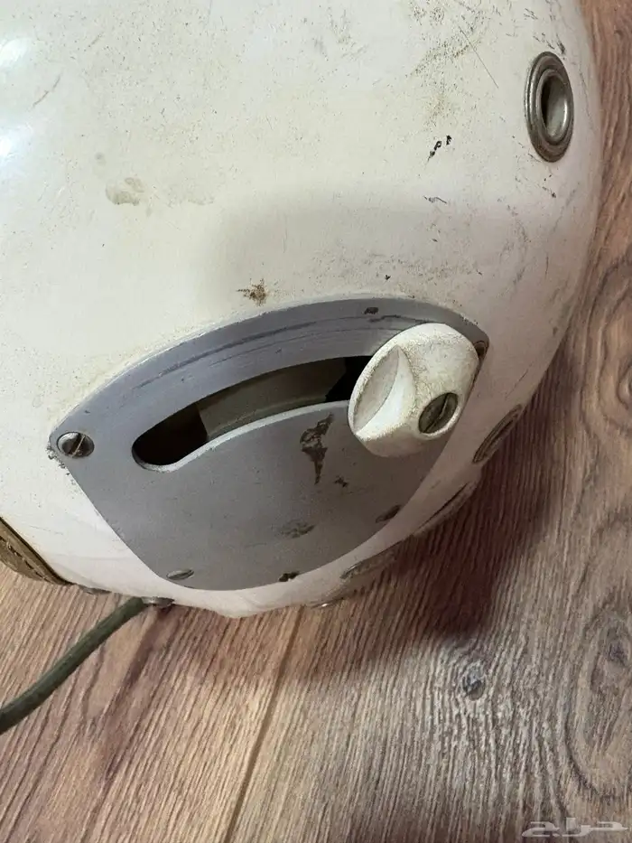 خوذة طيار عسكرية فرنسية قديمة مع قناع أوكسجين ULMER Paris 2