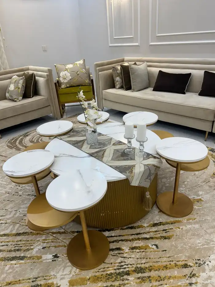 طاوله وسط مع خدمه 1