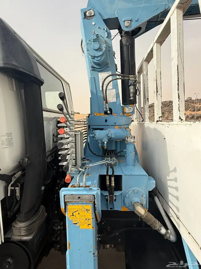 للبيع رافعه بوم تراك ايسوزو مخزنه شبه جديده 15