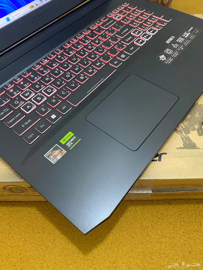 لابتوب ايسر نايترو5 مقاس 17.3 انش رايزان 7 رام 32 9