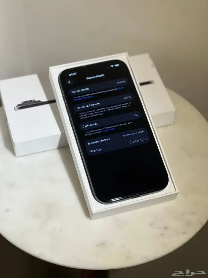 ايفون 17 اير مع الضمان 3