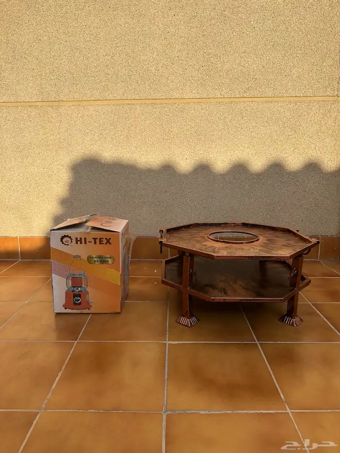 دفاية غاز مع منقل جديدة لم تستخدم 8