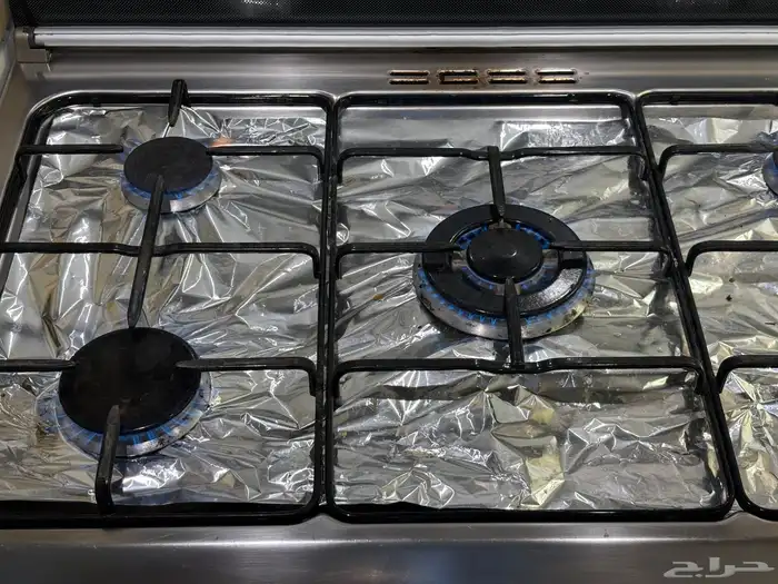 فرن 5 عيون غاز ايطالي 90سم   امان كامل 3