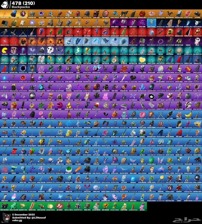 حساب وايلد كات وترافس ونوادر وكريتوس 466 سكن 0