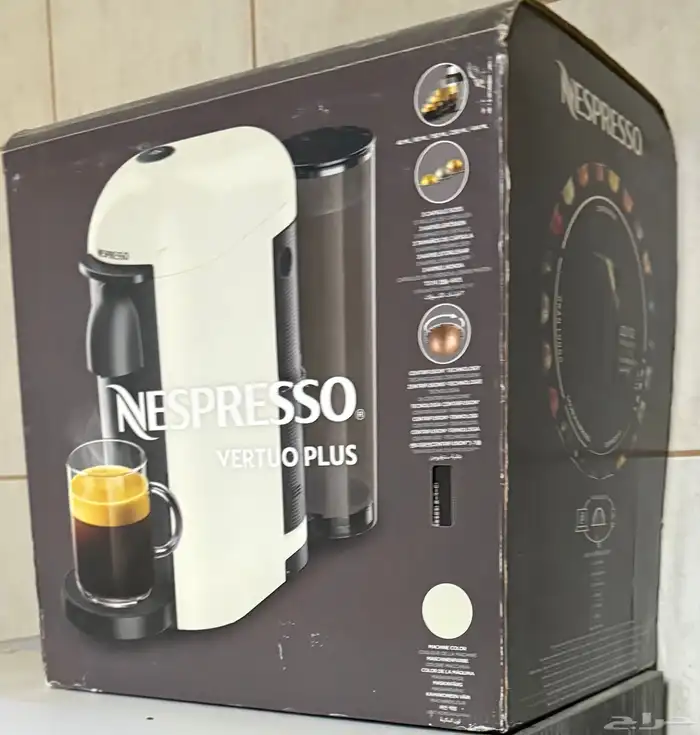 Nespresso vertuo plus ماكينة فيرتو بلس جديدة لم تستخدم 1