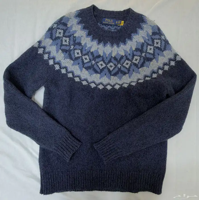 كنزة من براند بهولو رالف لورن مصنوعة من الصوف بنسبة 100 0