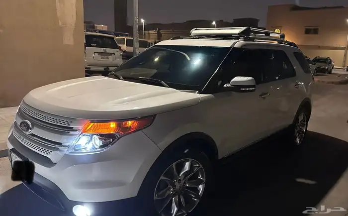 فورد اكسبلورر 2015 لمتد فل كامل ابيض 19