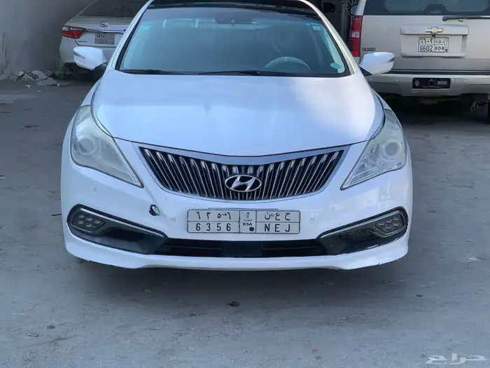 هونداي ازيراءفل كامل مرشوش الصدام الأمامي فقط 2