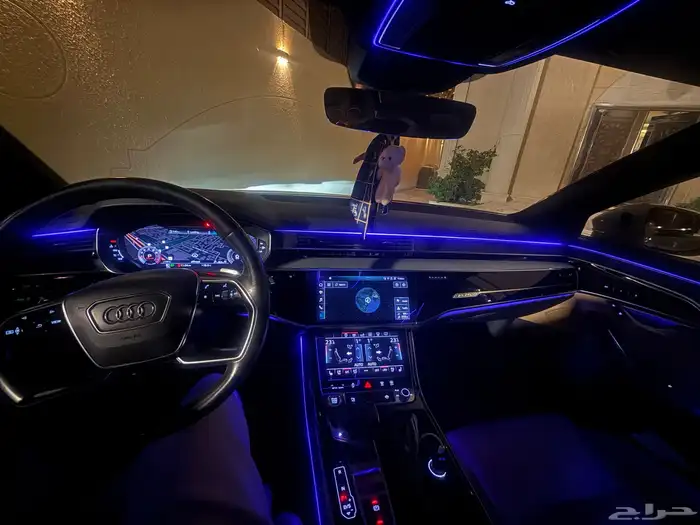 اودي A8 ابيض 2019 13