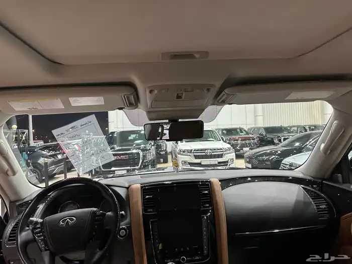 انفنتي QX80 بلاك اديشن موديل 2021 فل كامل ممشى قليل شبه جديد 15