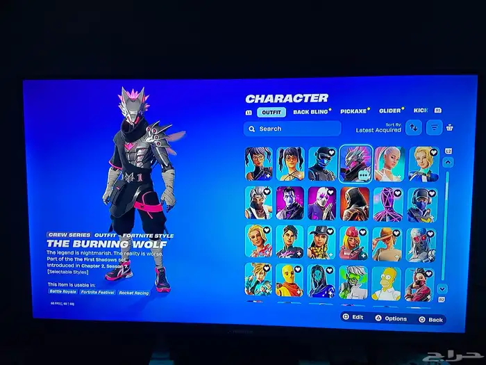 حساب فورت نايت ويلد كات 2