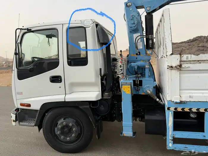 للبيع رافعه بوم تراك ايسوزو مخزنه شبه جديده 13