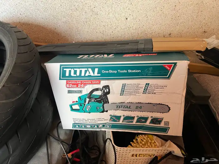 منشار حطب شركة توتال مقاس 24 جديد لم يستعمل 0