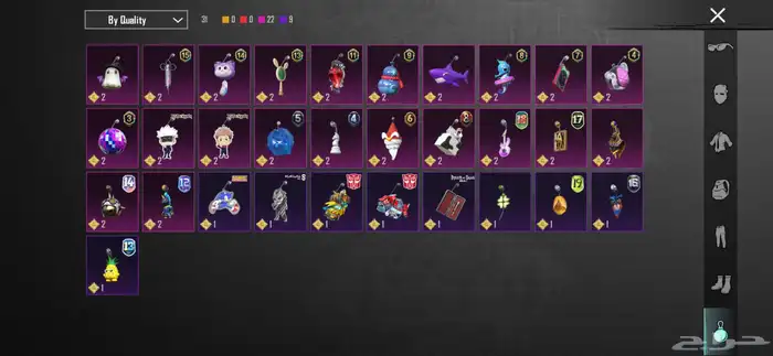 حساب ببجي للبيع 22