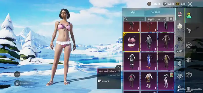 بيع حساب ببجي لفل 76 شاحن الاربي وفيه SCAR-L كل مسج 2