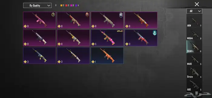 حساب ببجي للبيع 25