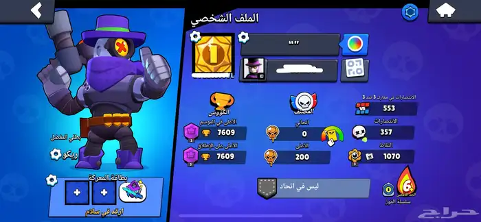 حسابات براول ستارز للبيع 1