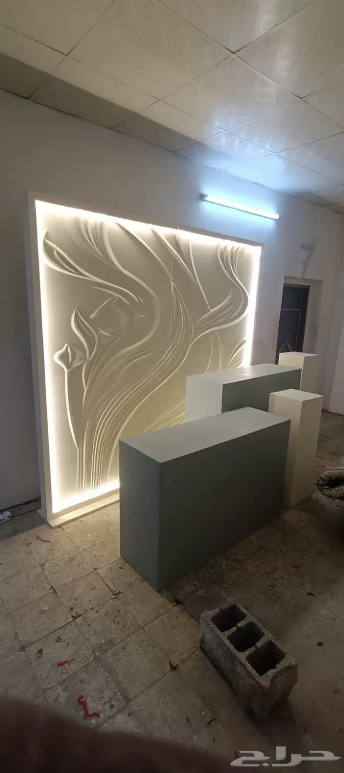 مدخل استقبال طاولة استقبال خلفيه للاستقبال 1