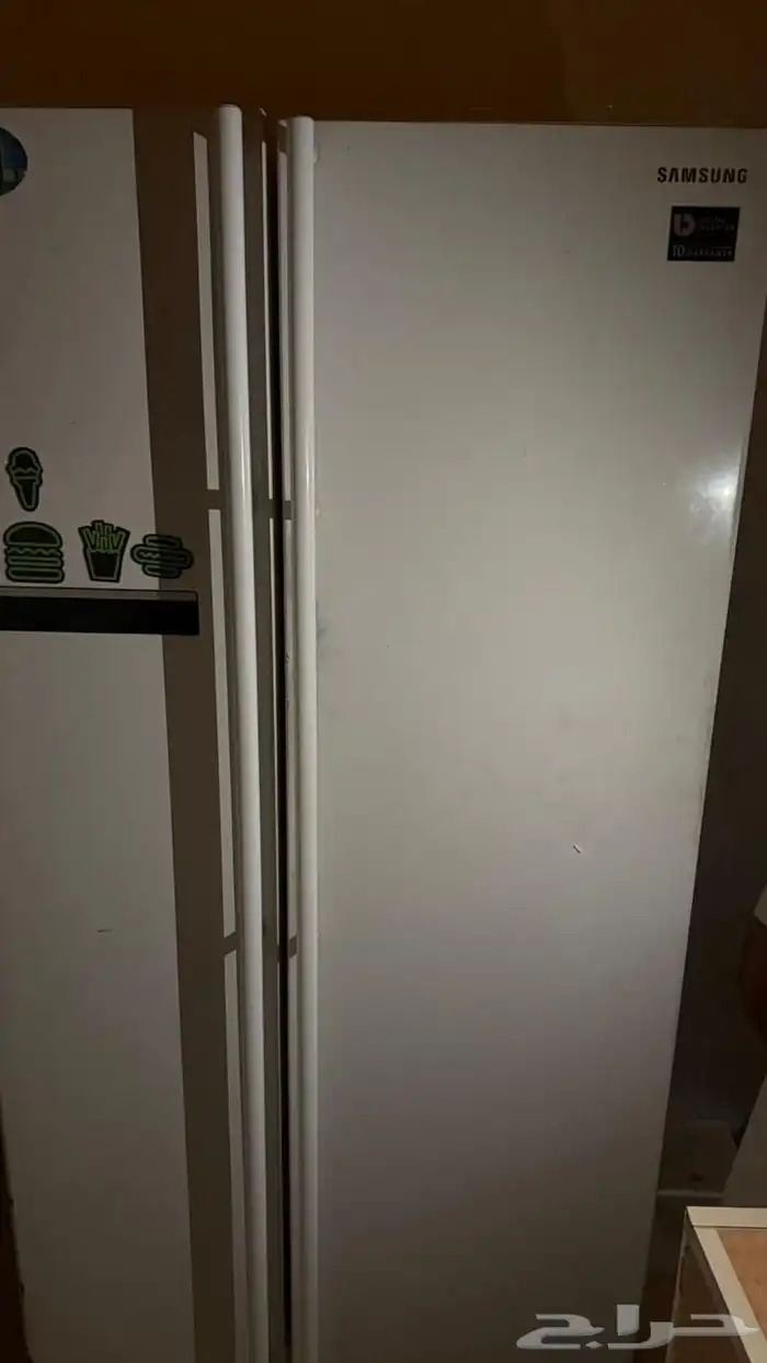 للبيع ثلاجه مع فريزر سامسونج 3