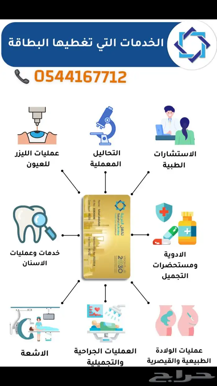 بطاقة تكافل العربية عرض سنتين ب 200 4