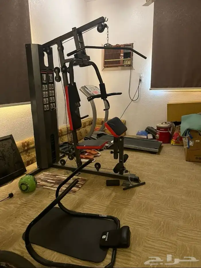 سير رياضي وجم متعدد التمارين له عدة وظائف وتمارين 0