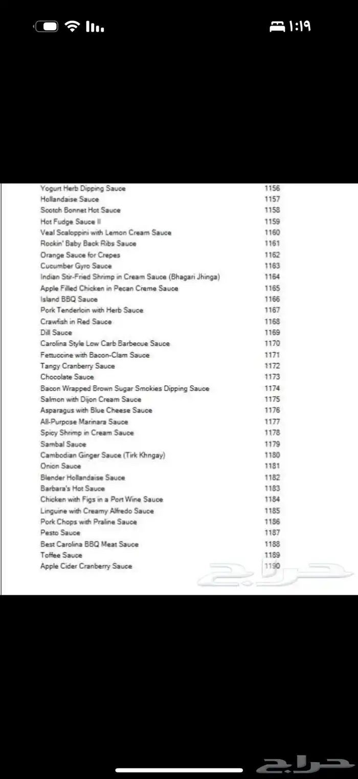 كتاب وصفات صوصات للمطاعم 4