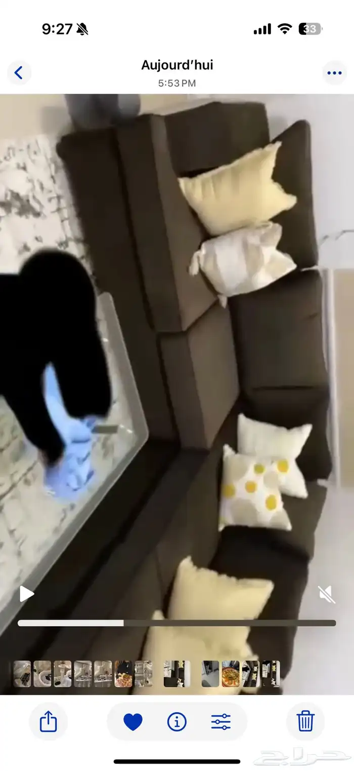 كنب كامل للبيع مع زوليه 1