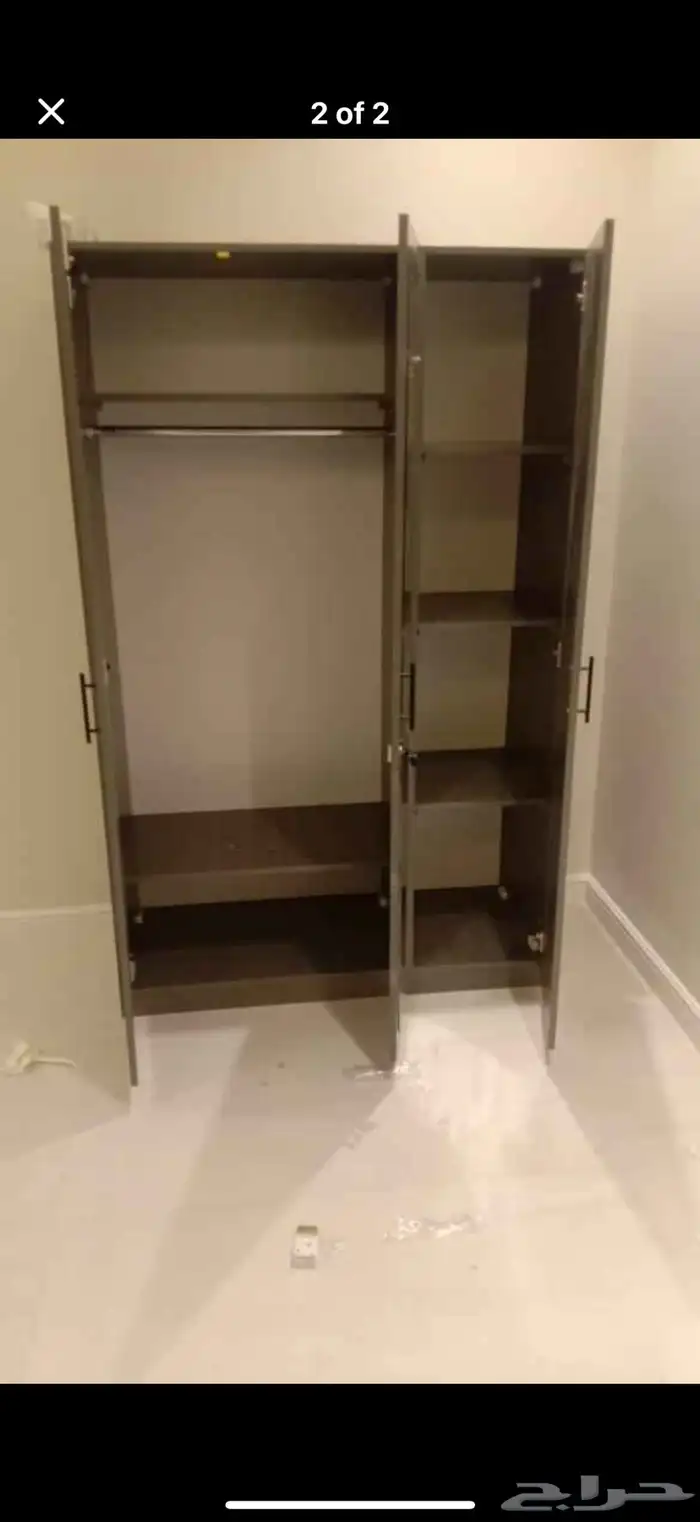 new 3 doors wardrobesجديد 3 درفه دواليب 1