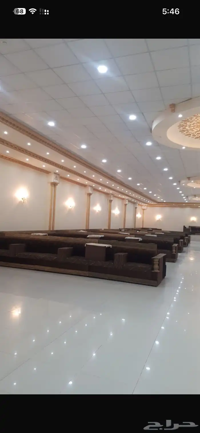 كنب صاله رجال افراح للبيع 200 متر 0