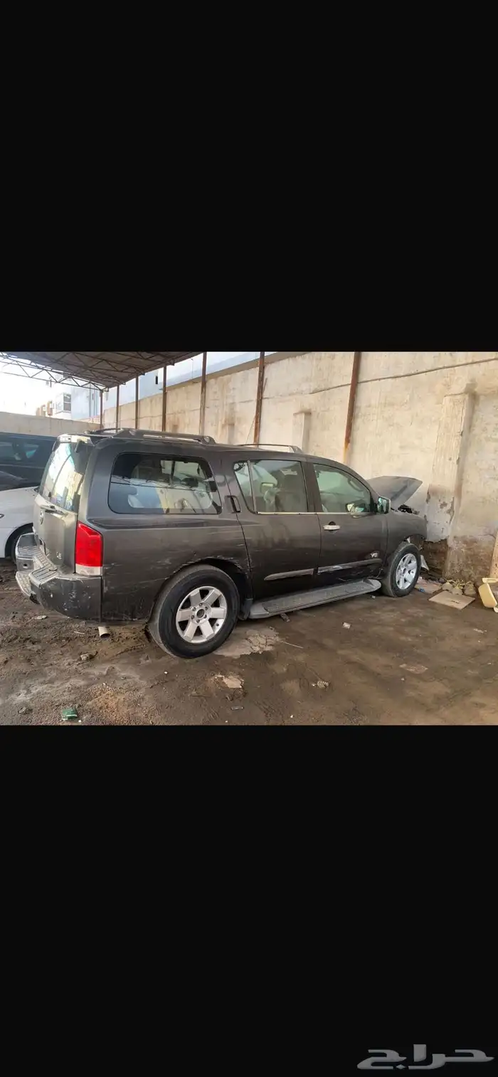 نيسان ارمادا 2006 مصدومة من الواجهة البيع تشليح 2