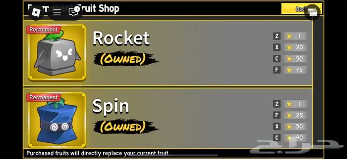 حساب بلوكس فروت اسطوري 3