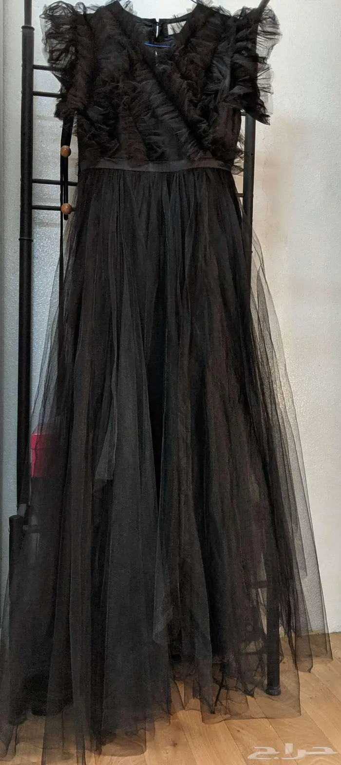 فستان سهرة اسود انيق 1